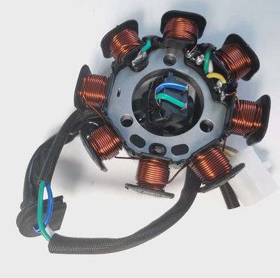 TITAN 150 KNS オートバイの点火システム部品8極3穴磁気コイル
