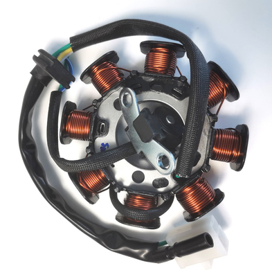 TITAN 150 KNS オートバイの点火システム部品8極3穴磁気コイル