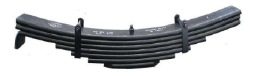 60Si2Mn 材料 トレーラー 懸垂部品の葉の春の後部組成 直径 1140mm